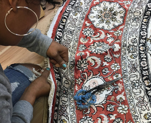 Rug Repairing by Hand Miami