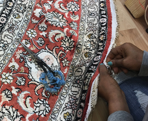 Rug Repairing by Hand Miami