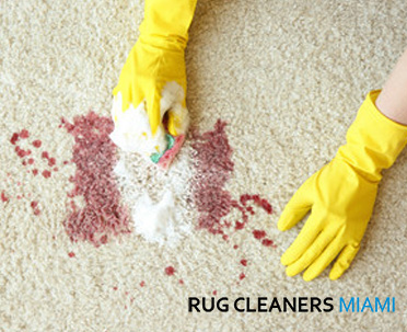 Rug Stain Cleaning by Hand